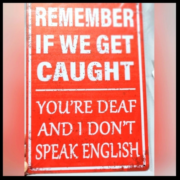 NIB Funny Signs - Picture 1 of 1